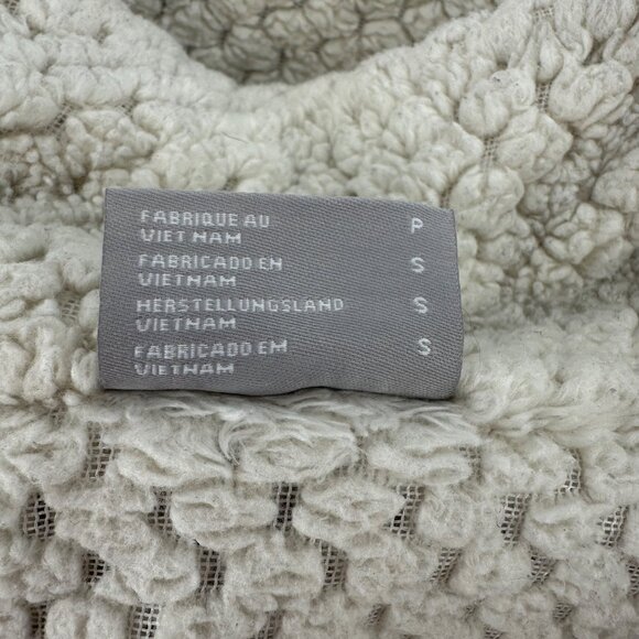 Columbia Womens White Fleece 1/4 Zip Pullover Sweater Size Small - Picture 4 of 11